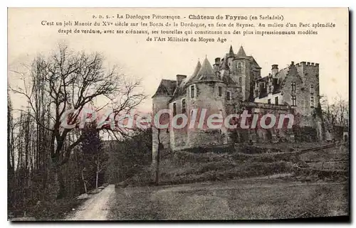 Ansichtskarte AK La Dorogne Pittoresque Chateau De Fayrac