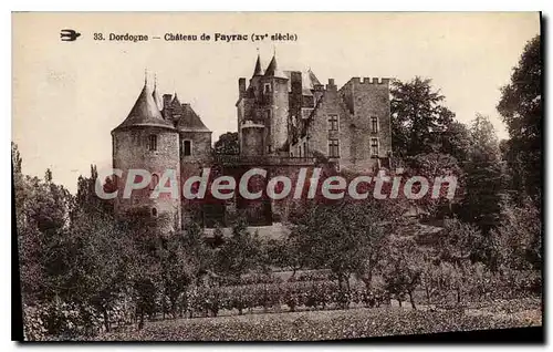 Cartes postales Dordogne Chateau De Fayrac