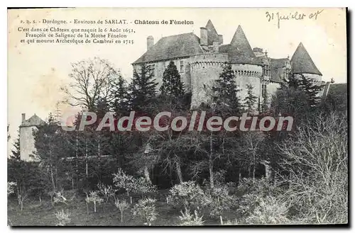 Cartes postales Sarlat Chateau De Fenelon
