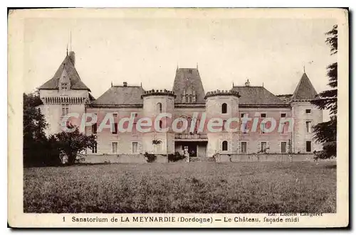 Cartes postales Sanatorium De La Meynardie Le Chateau Facade Midi