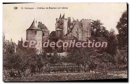 Cartes postales Dordogne Chateau De Fayrac