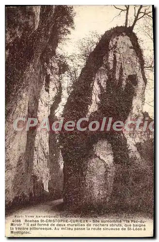 Cartes postales Roehes St Cristophe Curieux Site Surnomme Le Pas Du Miroir