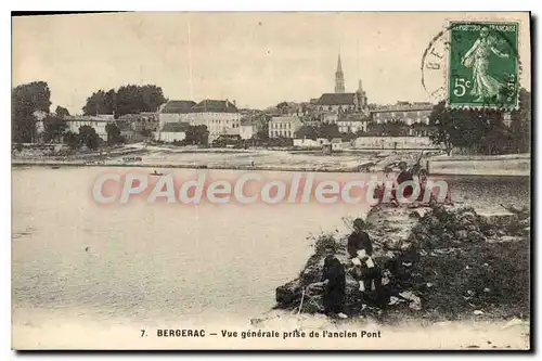 Cartes postales Bergerac Vue Generale Prise De I'Ancien Pont