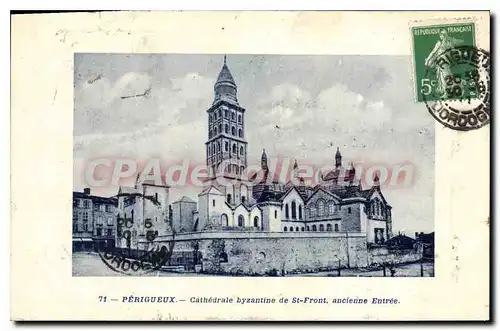 Cartes postales Perigueux Cathedarale Byzantine De St Front Ancienne Entree