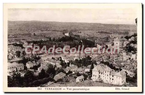 Cartes postales Terrasson Vue Panoramique