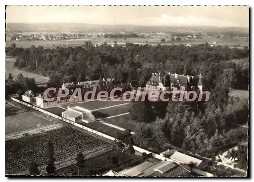 Moderne Karte Mussidan Le Chateau De Bossy Vue Aerienne