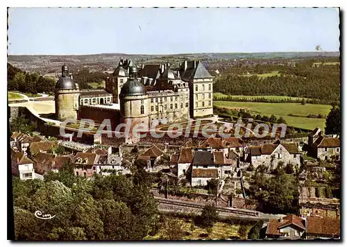 Moderne Karte Vue Aerienne Le Chateau De Hautefort