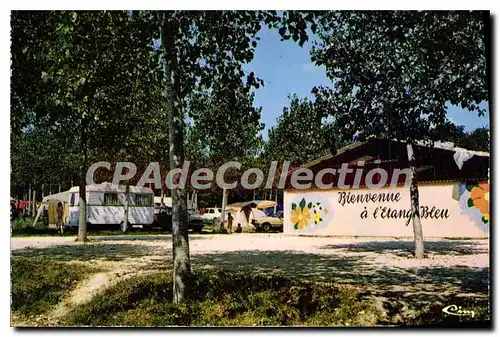 Moderne Karte Vieux Mareuil L'Etang Bleu Le Camping Et Les Sanitaires