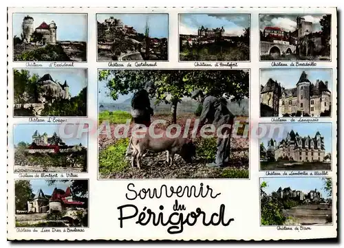 Moderne Karte Souvenir Du Perigord