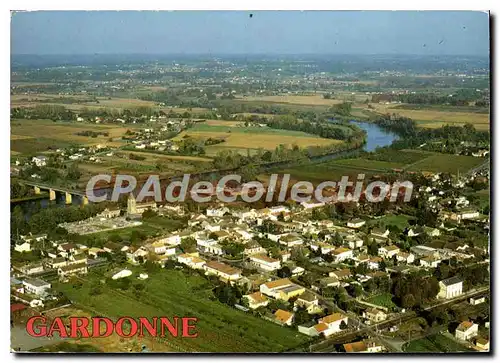 Moderne Karte Gardonne Vue Aerienne