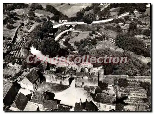 Cartes postales moderne Domme La Porte Des Tours Vues Aeriennes De La Valee De Dordogne