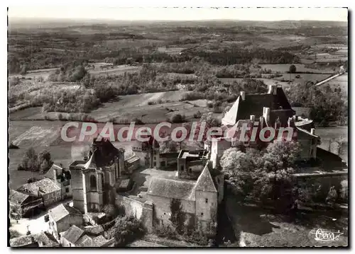 Moderne Karte Biron La Chapelle D'Entree Et Les Batiments