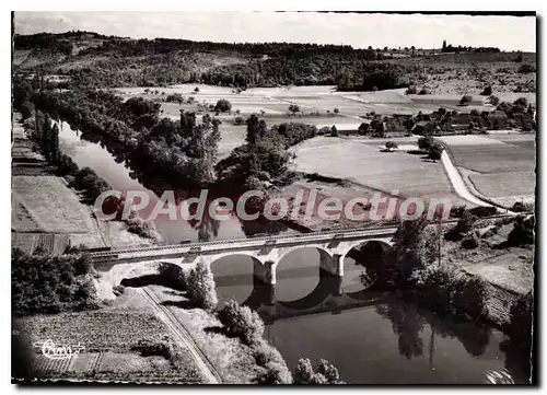 Cartes postales moderne Le Bugue Le Pont Vues Aeriennes De La Vallee De La Dordogne