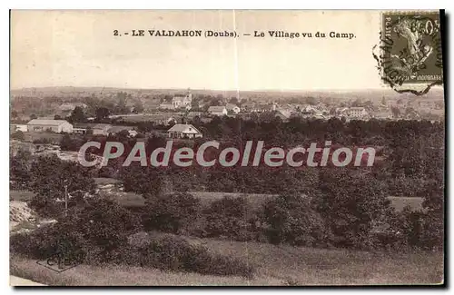 Cartes postales Le Valdahon Le Village Vu Du Camp
