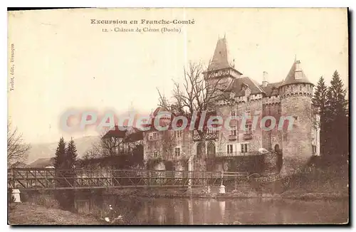 Cartes postales Excursion En Franche Comte Chateau De Cleron