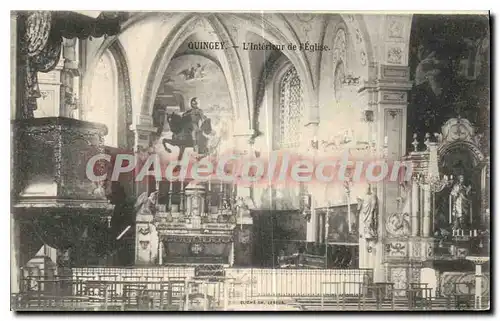 Cartes postales Quingey L'Interieur De I'Eglise