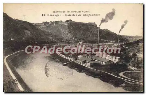 Cartes postales Besancon Soieries De Chardonnet