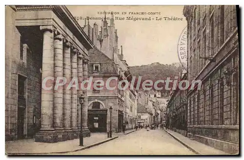 Cartes postales Besancon Rue Megevand Le Theatre