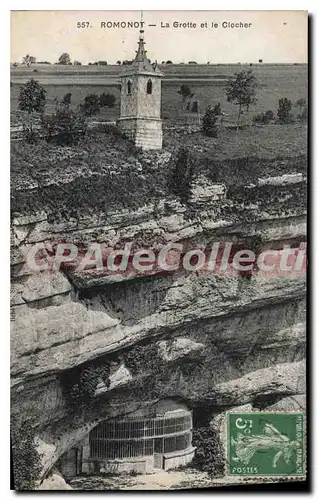Cartes postales Romonot La Grotte Et Le Clocher