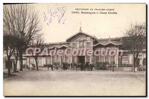 Cartes postales Besancon Gare Viotte