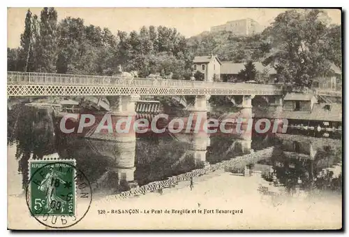 Ansichtskarte AK Besancon Le Pont De Bregille Et Le Fort Beauregard