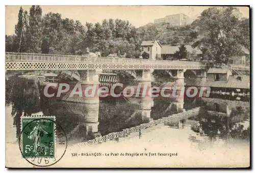 Cartes postales Besancon Le Pont De Bregille Et Le Fort Beauregard