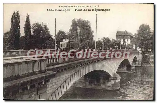 Cartes postales Besancon Pont De La Republique