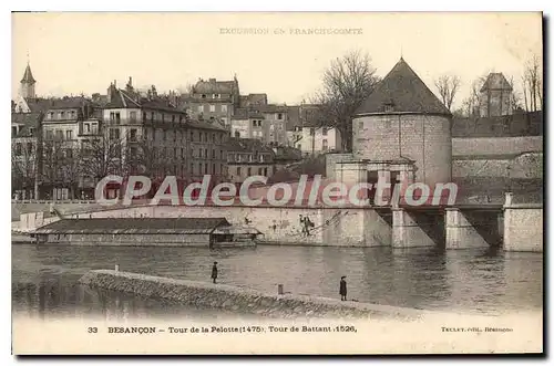 Cartes postales Besancon Tour De La Pelotte Tour De Battant