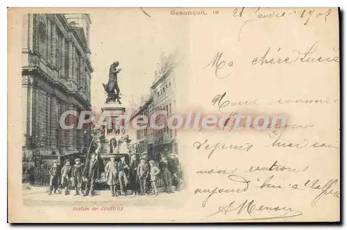 Cartes postales Besancon Le Statue De Jouriroy