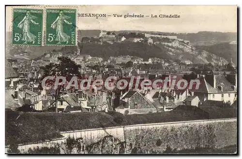 Cartes postales Besancon Vue Generale La Citadelle