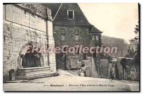 Cartes postales Besancon Reservoir D'Eau D'Arcier Et Rue Du Cingle