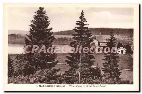 Cartes postales Malbuisson Villa Monjoye Et Lac Saint Point