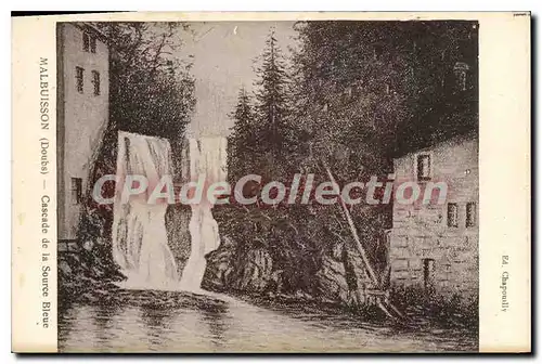 Cartes postales Malbuisson Cascade De La Source Bjeue