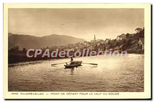 Ansichtskarte AK Villers Le Lac Pointe De Depart Pour Le Saut Du Doubs