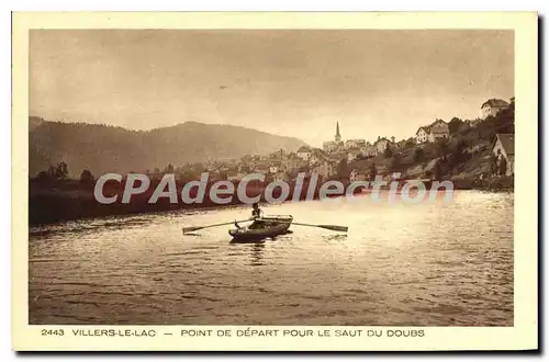 Cartes postales Villers Le Lac Pointe De Depart Pour Le Saut Du Doubs