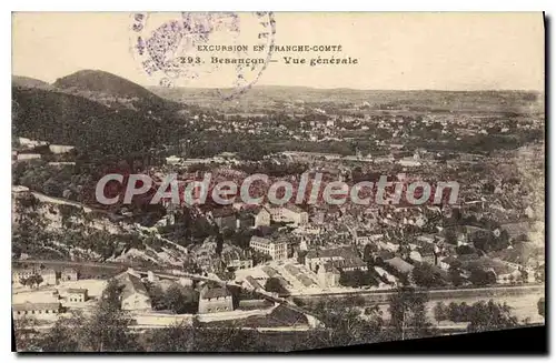 Cartes postales Besancon Vue Generale Franche Comte