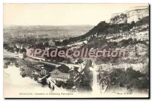 Cartes postales Besancon Citadelle Et Faubourg Tarragnoz