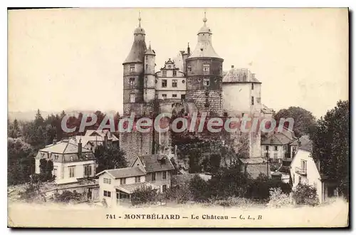 Cartes postales Montbeliard Le Chateau