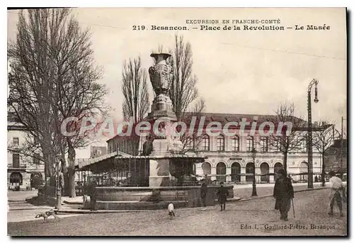 Cartes postales Besancon Place De La Revolution Le Musee