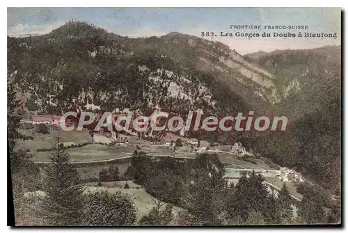 Cartes postales Les Gorges Du Doubs A Biaufond