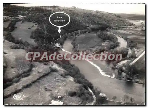 Cartes postales moderne Sites Pittoresques De La Vallee Du Doubs Les Grottes D'Osselle Vue Aerienne