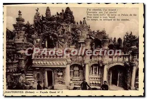 Cartes postales Hauterives Facade Ouest