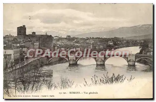 Cartes postales Romans Vue Generale