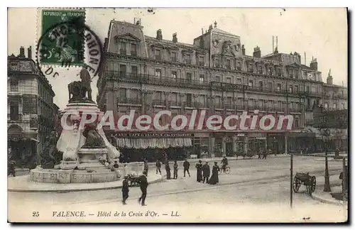 Cartes postales Valence Hotel De La Croix D'Or
