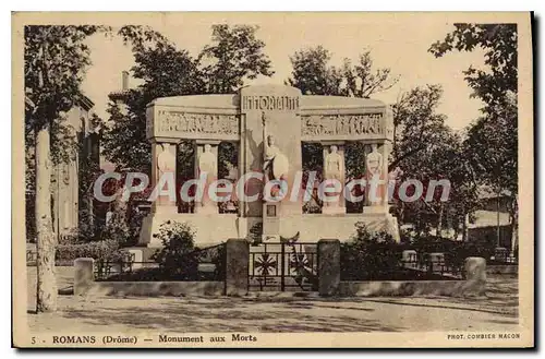 Cartes postales Romans Monument Aux Morts