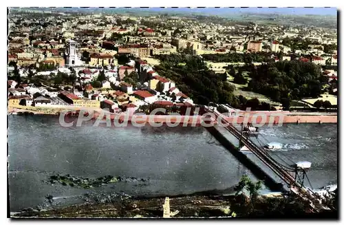 Ansichtskarte AK Valence Vue Generale Aerienne Au Ler Plan Le Pont Le Rhone