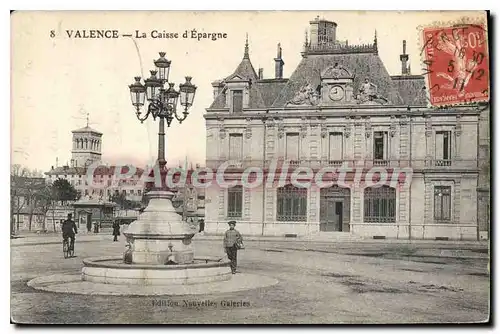 Cartes postales Valence La Caisse D'Epargne