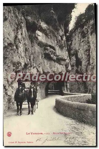 Ansichtskarte AK Le Vercors Route Des Goulers