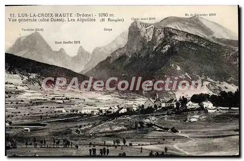 Cartes postales Lus La Croix Haute Vue Generale Les Aiguilles