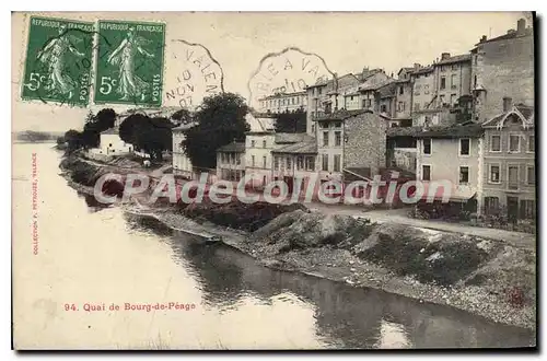 Cartes postales Quai De Bourg De Peage